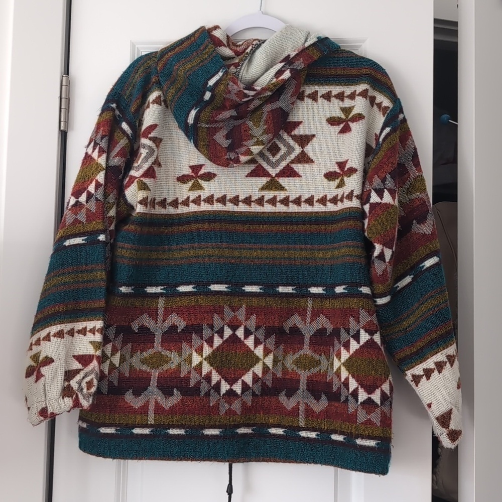 Aztec Print Soft Jacket Or Hoodie - Picture 6 of 6